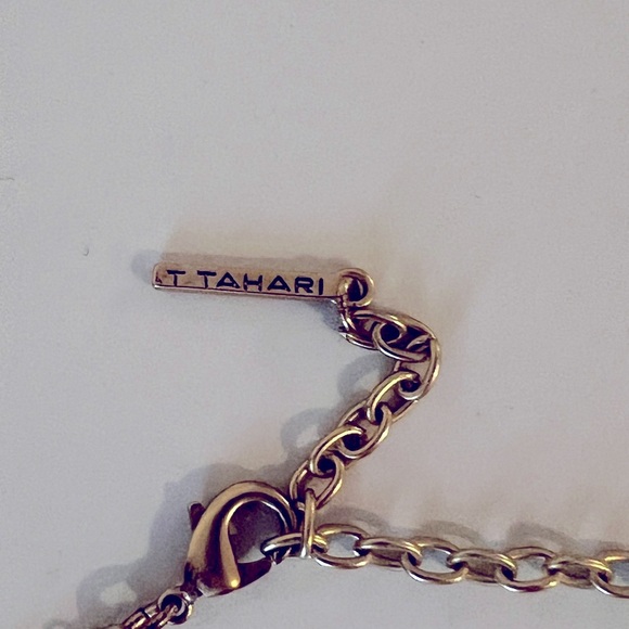 Blue and Gold T. Tahari Necklace and Bracelet Set - Picture 4 of 5